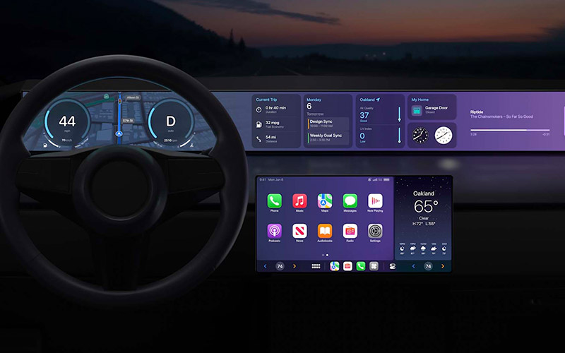 Apple CarPlay เจเนอเรชั่นใหม่ จะกลายเป็นหนึ่งเดียวกับหน้าจอรถยนต์