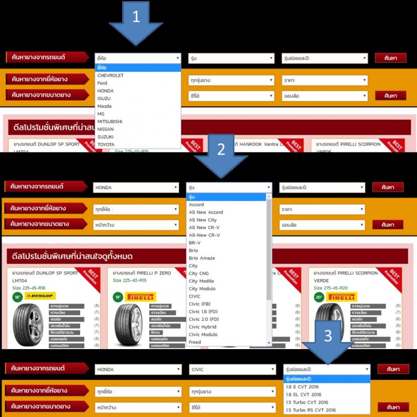 ค้นหายางของคุณด้วย Autotirechecking(ATC) เบื้องต้น