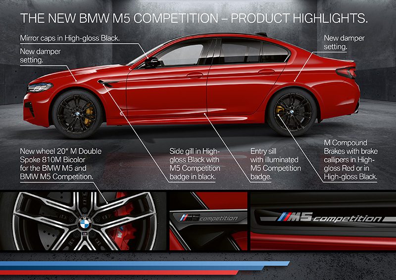 BMW M5 Competition เปิดตัวในไทย 625 แรงม้า ราคา 13,399,000 บาท