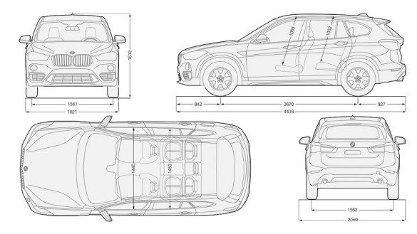 BMW X1 2019 ราคาเริ่มต้น 1,969,000 บาท ผ่อนเริ่มต้น 17,000 บาท