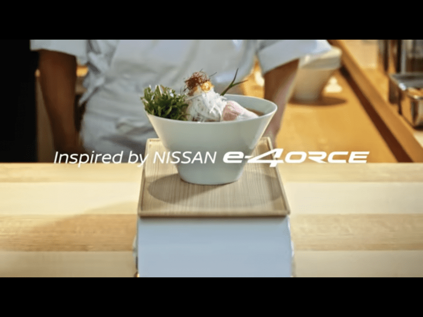 NISSAN โชว์เทพ e 4ORCE เสถียรภาพการขับขี่ด้วยการส่งราเม็ง