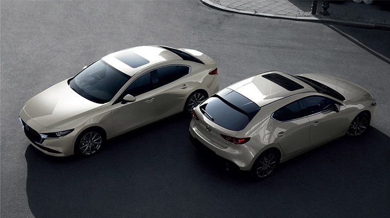 Mazda 3 2022 ใหม่ เพิ่มอุปกรณ์ พร้อมสีใหม่ Platinum Quartz