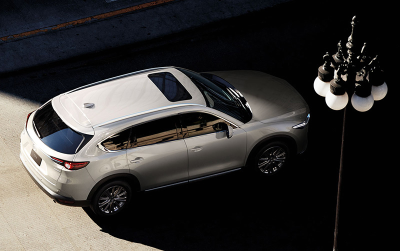 Mazda CX 8 2022 ใหม่ ปรับการตกแต่งเพิ่มอุปกรณ์ ราคาเริ่ม 1,549,000 บาท