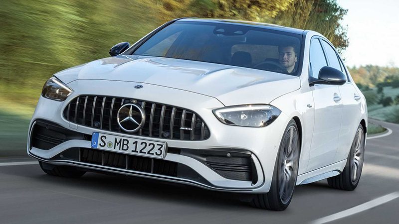 Mercedes AMG C43 2023 ใหม่ ไม่มีอีกแล้วขุมพลัง วี 6 สูบ