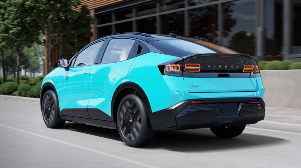 Nissan Leaf 2026 พลิกโฉมสู่ยุคใหม่ กลายร่างเป็น Crossover EV