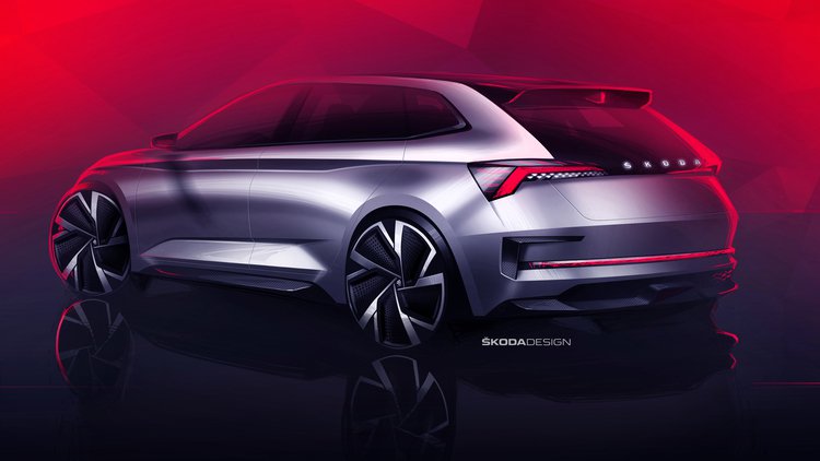 Skoda เผยรูปคอนเซ็ปต์ใหม่แรก Vision RS Concept เตรียมโชว์ Paris Motor Show ตุลาคม