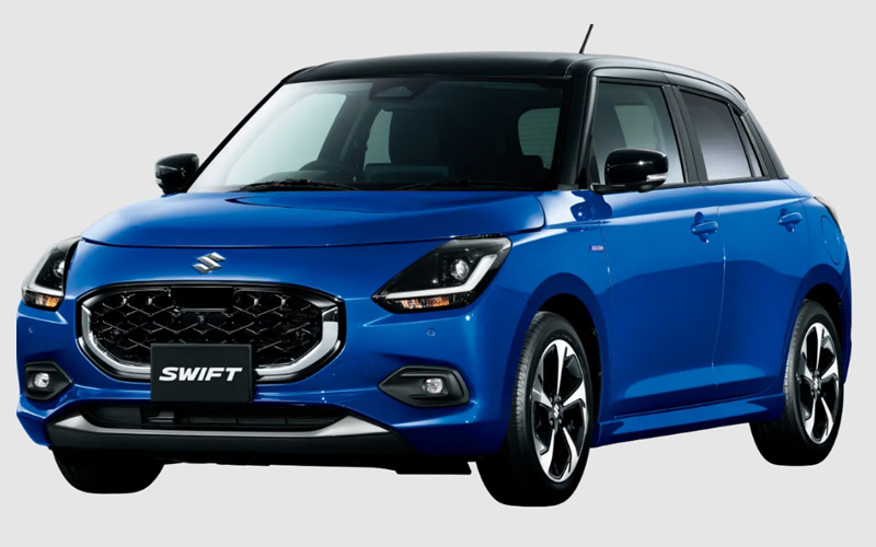 Suzuki Swift 2024 เผยโฉมก่อนเปิดตัวญี่ปุ่น ไทยลุ้นมาปีหน้า