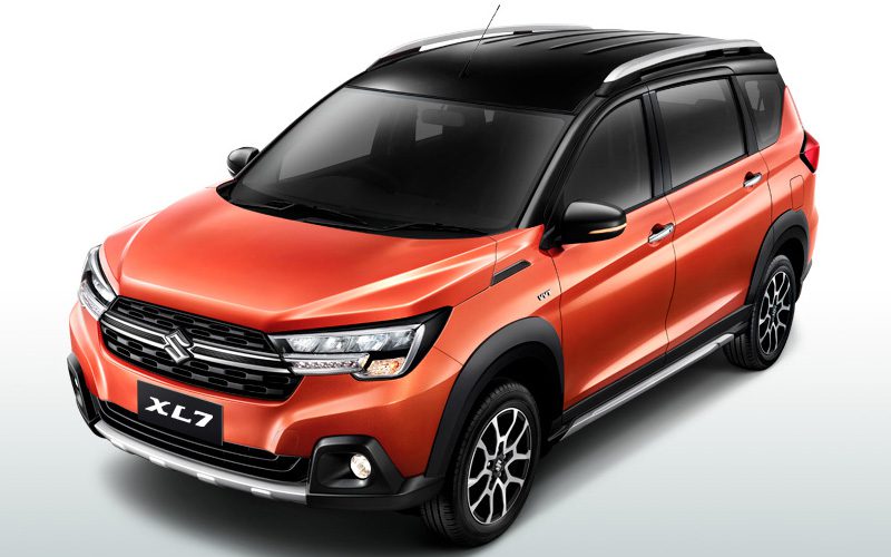 Suzuki XL7 2022 เพิ่มคู่สีทูโทนหลังคาดำ แต่ราคาก็เพิ่มเช่นกัน