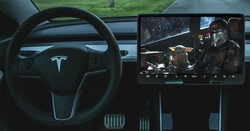 Tesla เพิ่ม Disney Plus เข้าสู่โหมดโรงหนัง