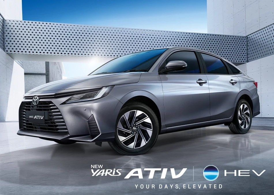 Toyota New Yaris Ativ HEV ซีดานไฮบริดรุ่นใหม่สำหรับคนเมือง