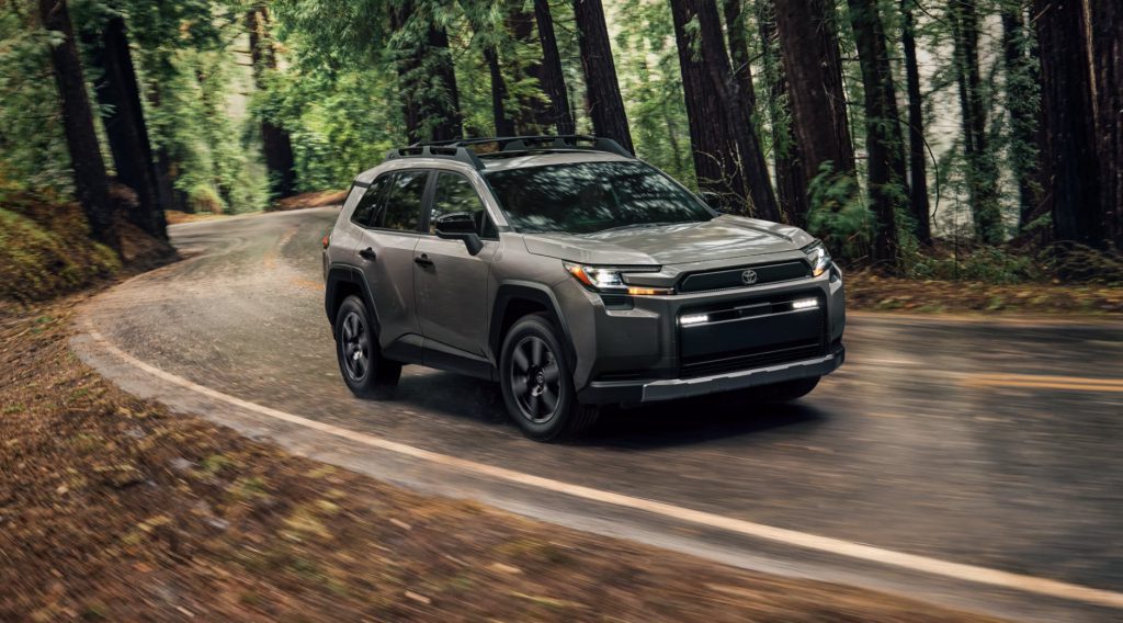 Toyota RAV4 2026 ครอสโอเวอร์ PHEV ใหม่ ดีไซน์ Hammerhead