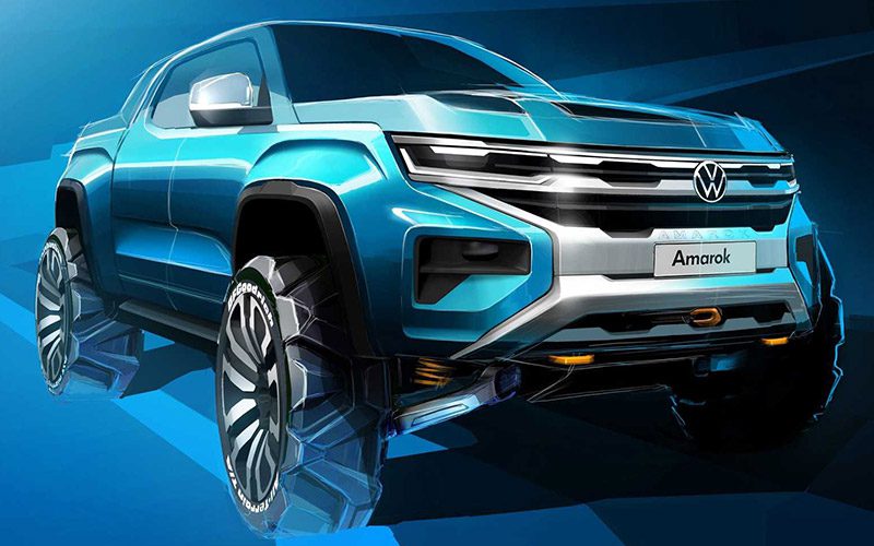 Volkswagen Amarok 2023 คาดเปิดตัวปลายปี ขุมพลังดีเซล V6 TDI