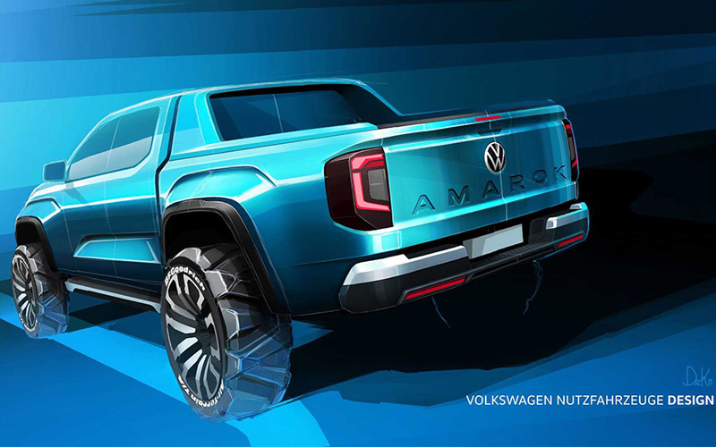 Volkswagen Amarok 2023 คาดเปิดตัวปลายปี ขุมพลังดีเซล V6 TDI