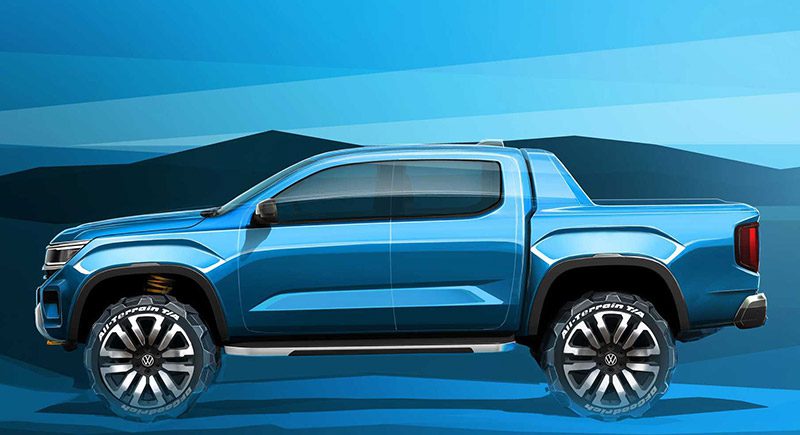 Volkswagen Amarok 2023 คาดเปิดตัวปลายปี ขุมพลังดีเซล V6 TDI