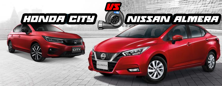 All new Nissan Almera 2020 vs All new Honda City 2020 ศึกเทอร์โบเล็ก
