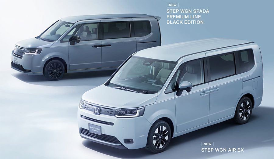 Honda Stepwgn 2025 รถครอบครัวไฮบริด 7 ที่นั่ง ดีไซน์ใหม่