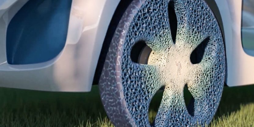 ยาง Visionary concept เปลี่ยนแปลงตามสภาพถนนจาก Michelin